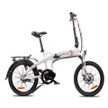 Ebike de dobramento de 20 polegadas com motor meados de e bicicleta elétrica do garfo 250w da suspensão